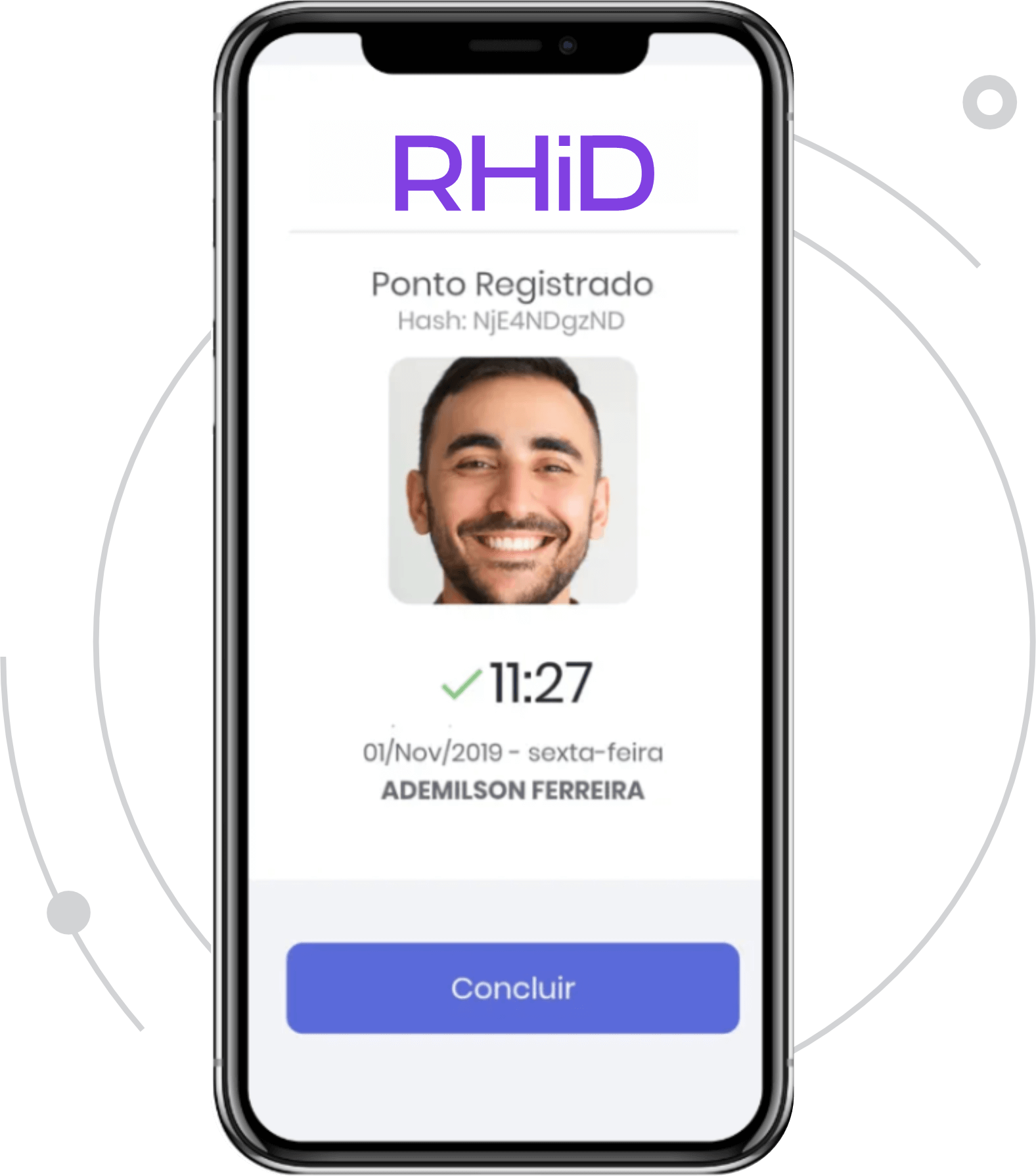 Registro de ponto pelo celular